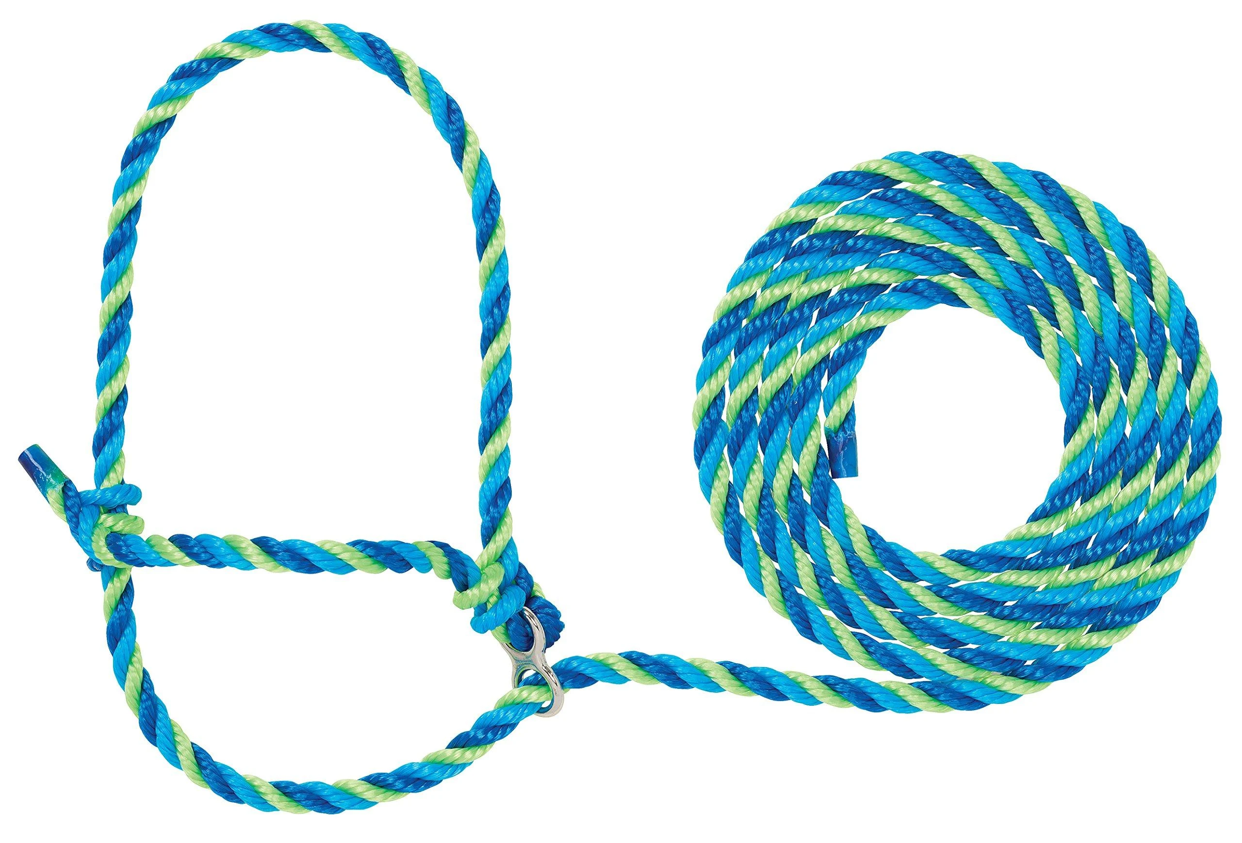 Weaver Leather Stierwalt Breaking Halter Blue/Hurricane Blue/Lime Zest