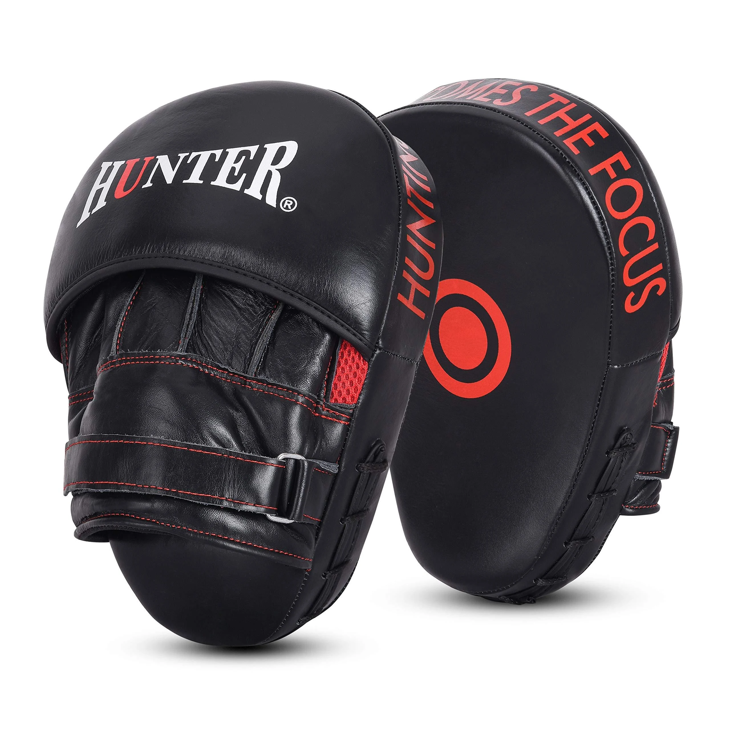 Hunter Essential Boxing Mitts Curved Boxing Pads MMA Sparring Training Focus Mitts (Pair)