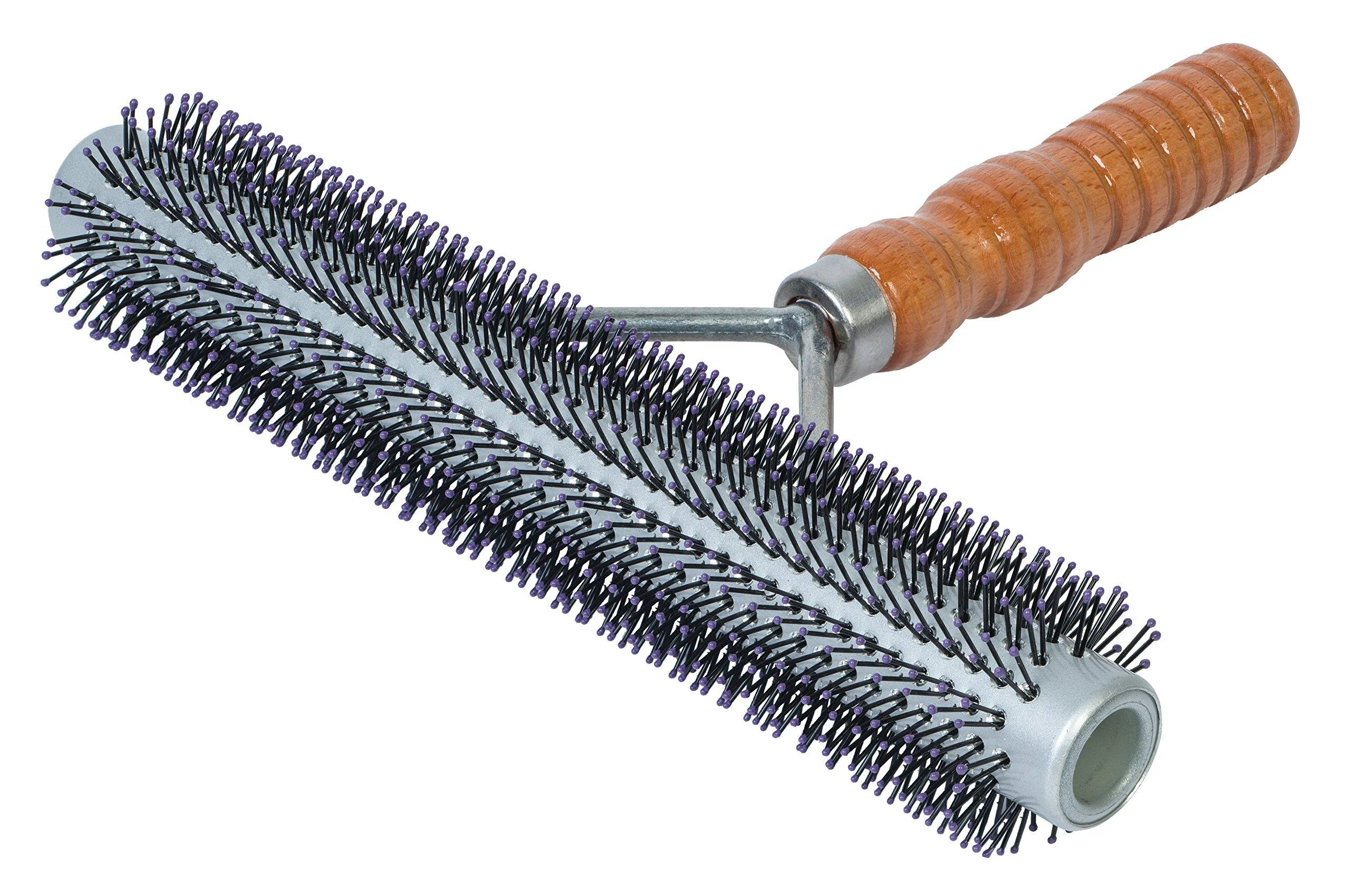 Weaver Leather Livestock Wide Range Brush , Silver/Purple