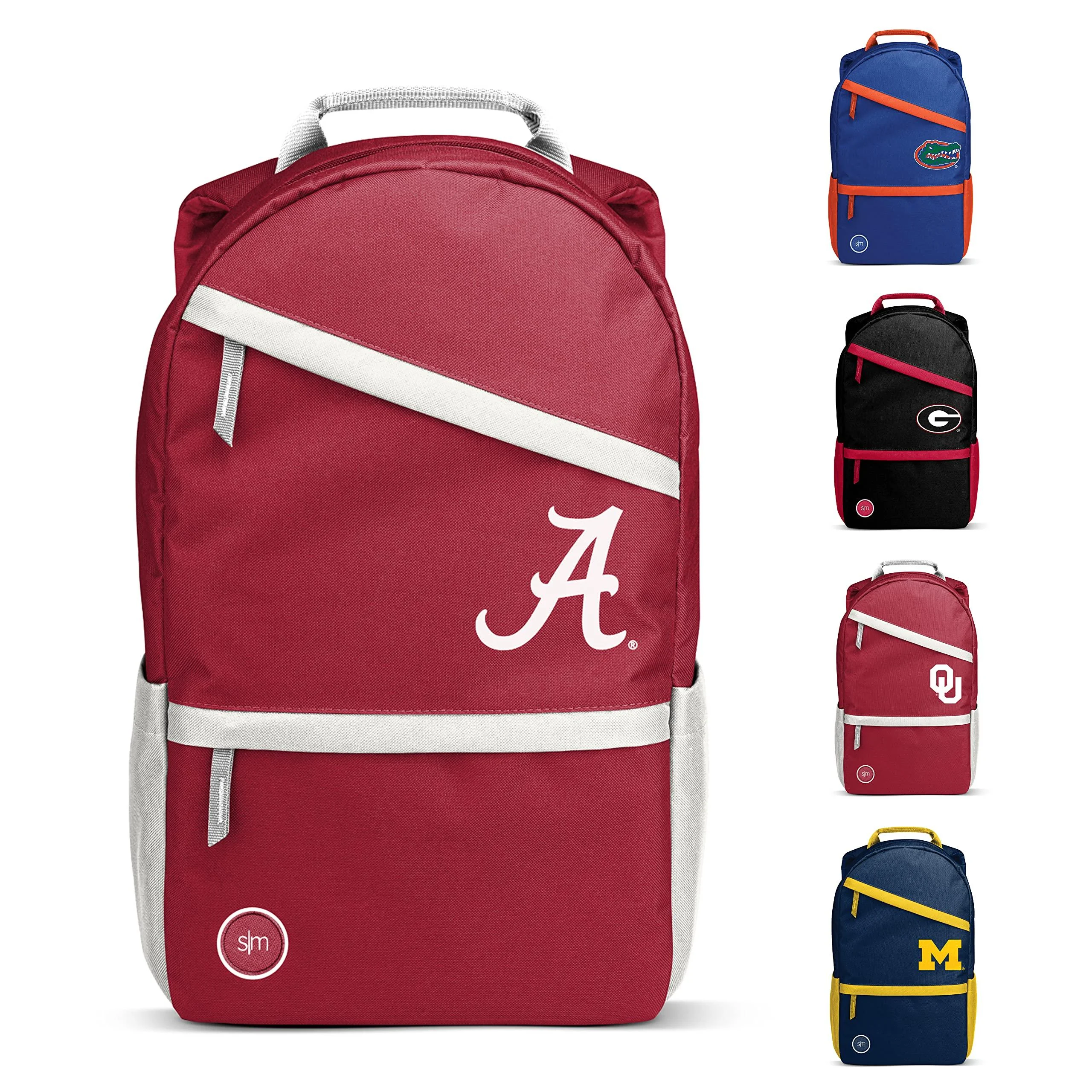 Simple Modern Officially Licensed Collegiate Backpack with Laptop Sleeve, Team Color, 20L Alabama Crimson Tide
