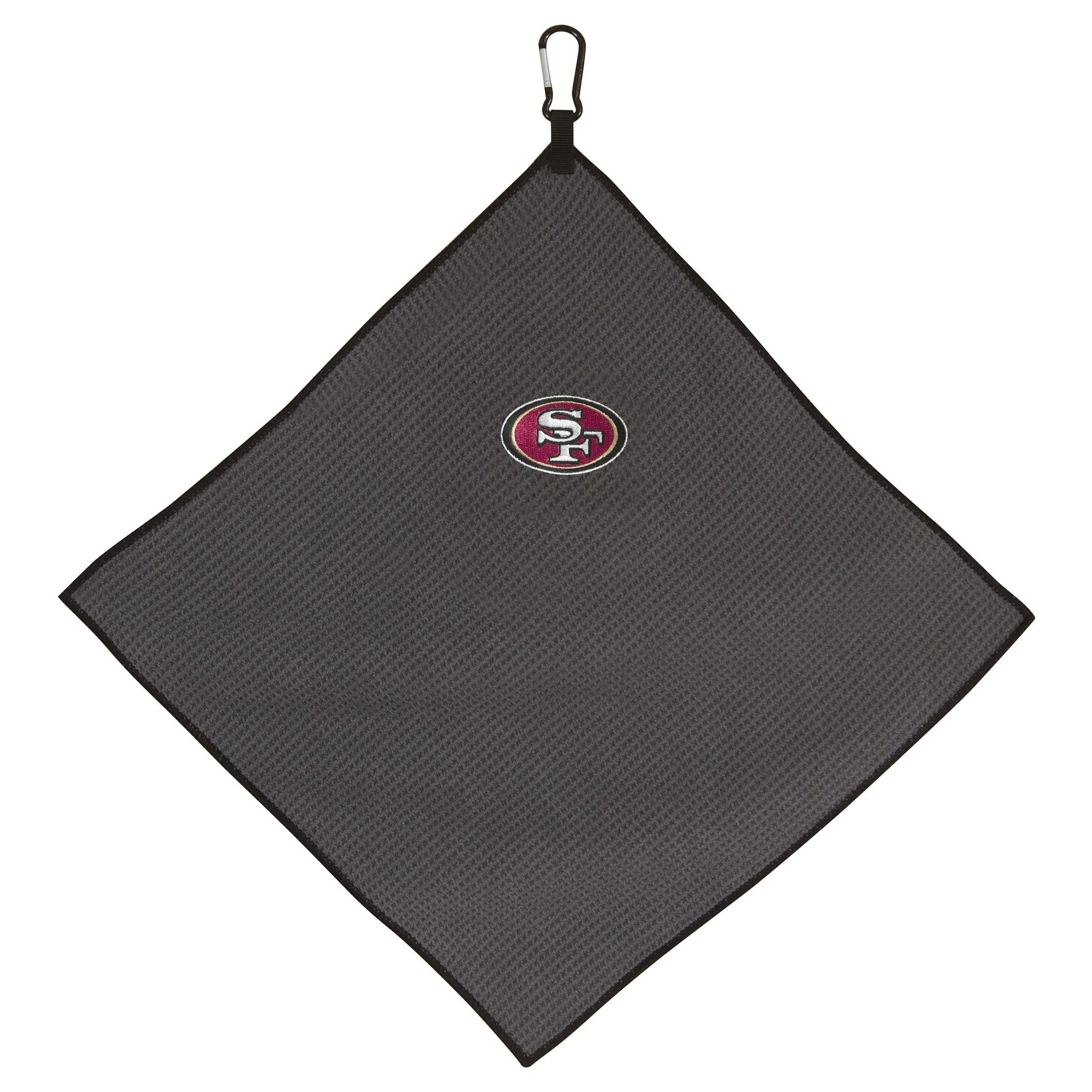 Team Effort NFL 15" x 15" Microfiber Golf Towel San Francisco 49ers, One Size