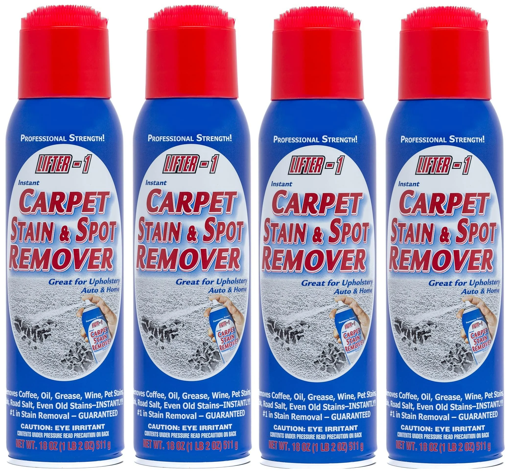 18 Oz. Lifter 1 Carpet Stain & Spot Remover (Bundle of 4 Cans) - LIFTER-1
