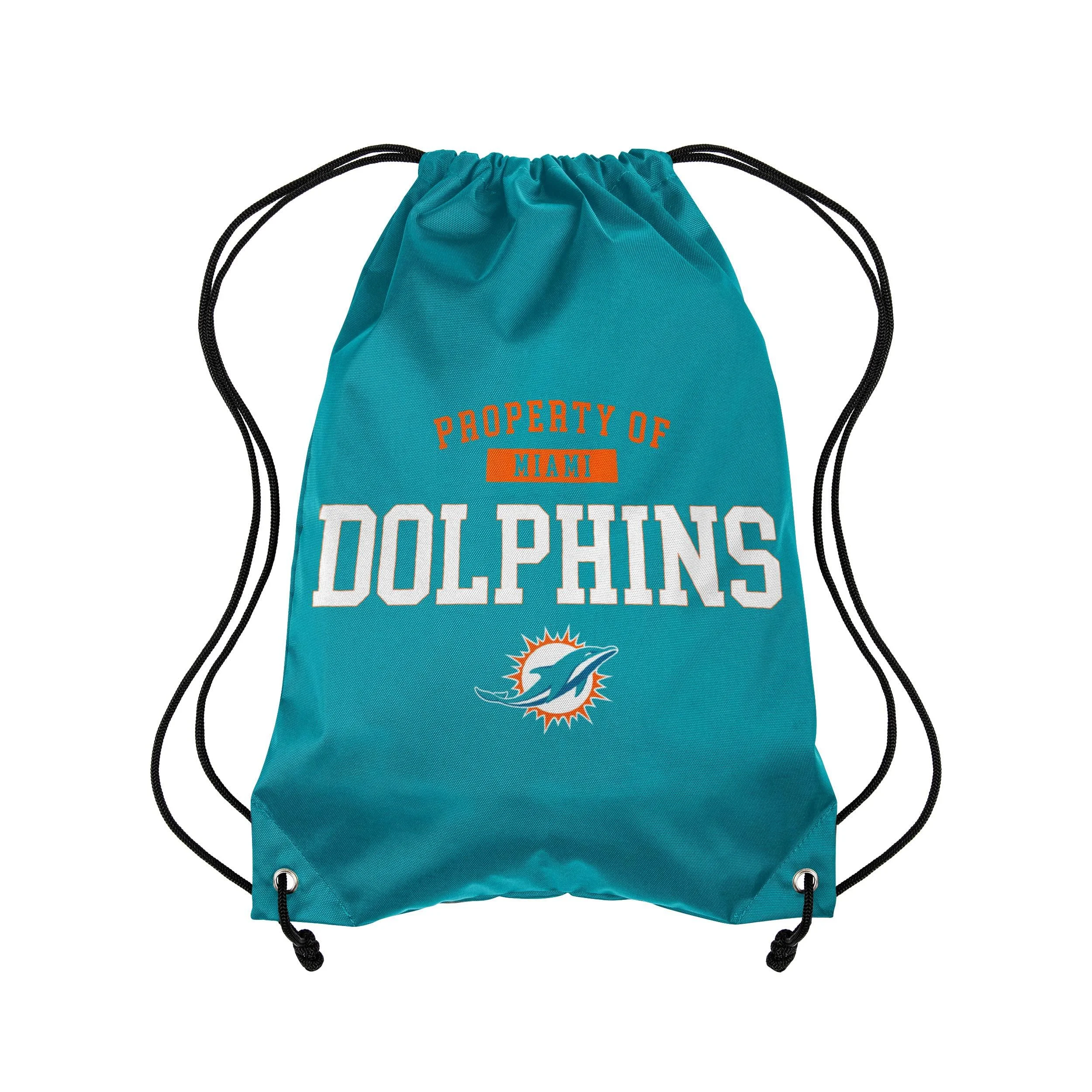 Miami Dolphins NFL Property Of Drawstring Backpack - FOCO
