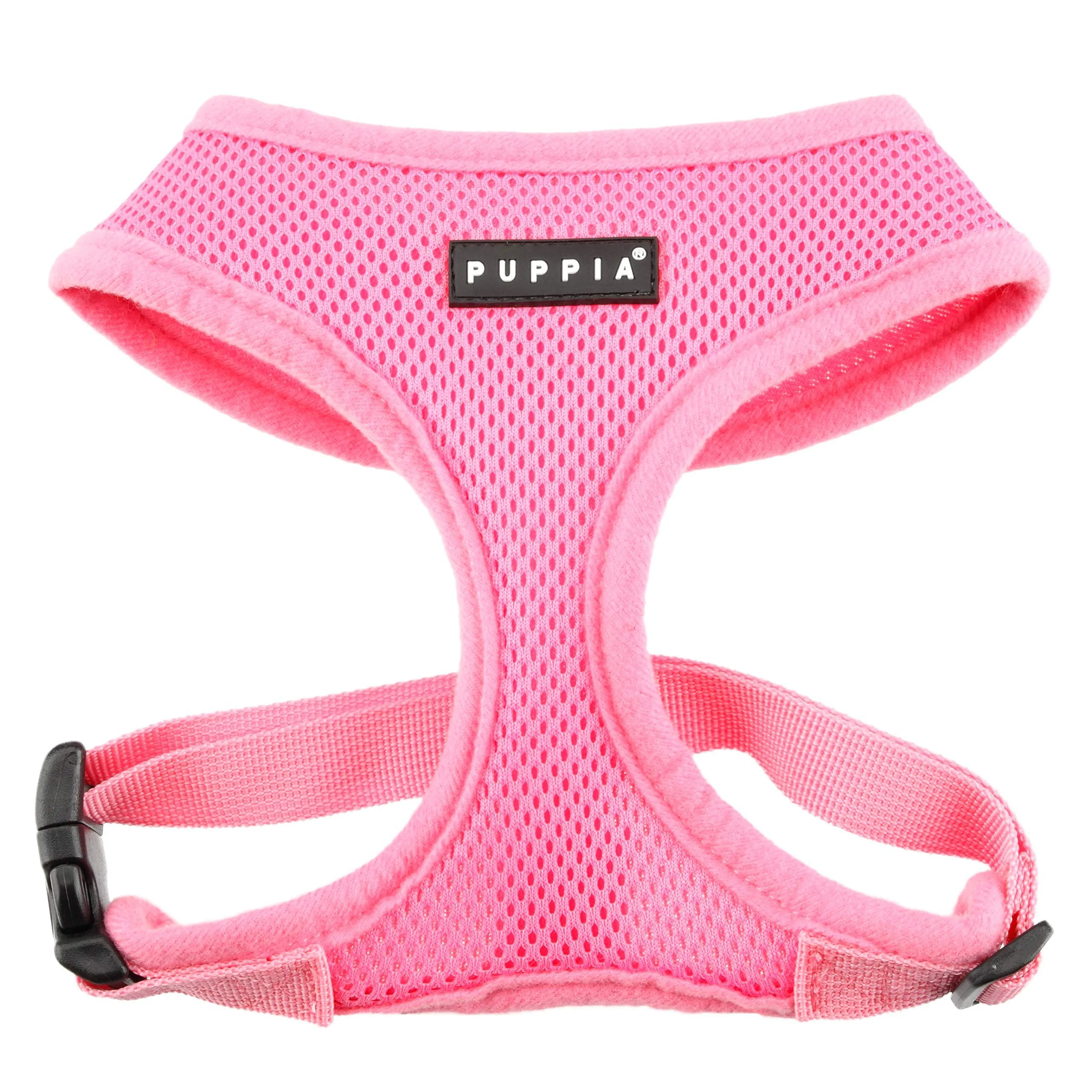 Puppia dog harness for small and medium -sized dogs - super soft in many colors - also used as a puppy dishes -Atani train harness for dogs pink S 1 piece (1 Pack) pink