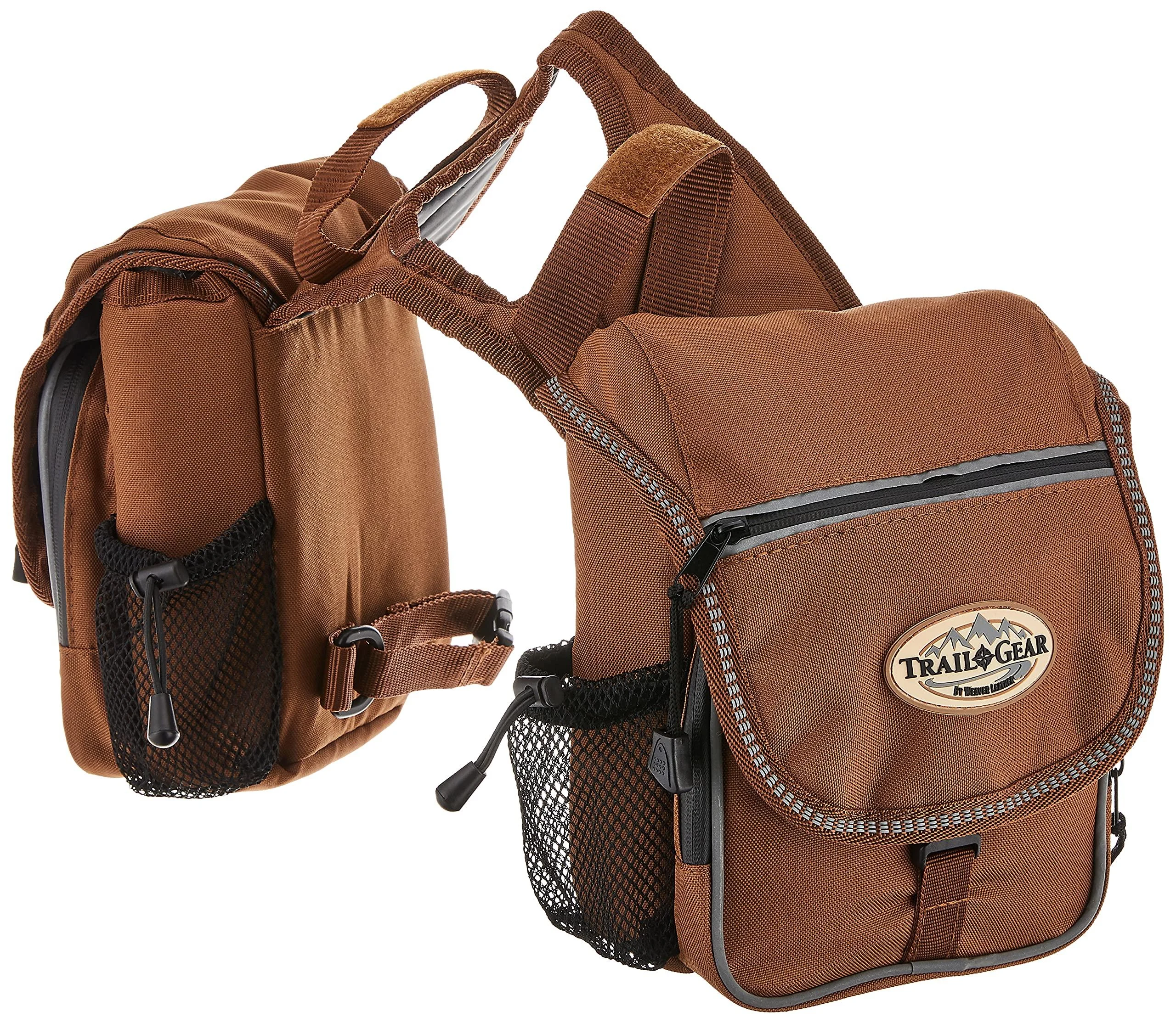 Weaver Leather Trail Gear Pommel Bag Brown