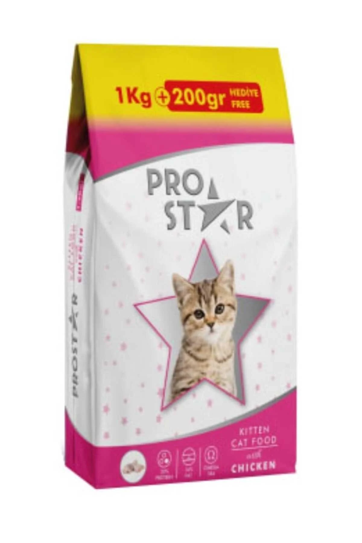 PRO STAR Chicken Kitten Food 1200gr