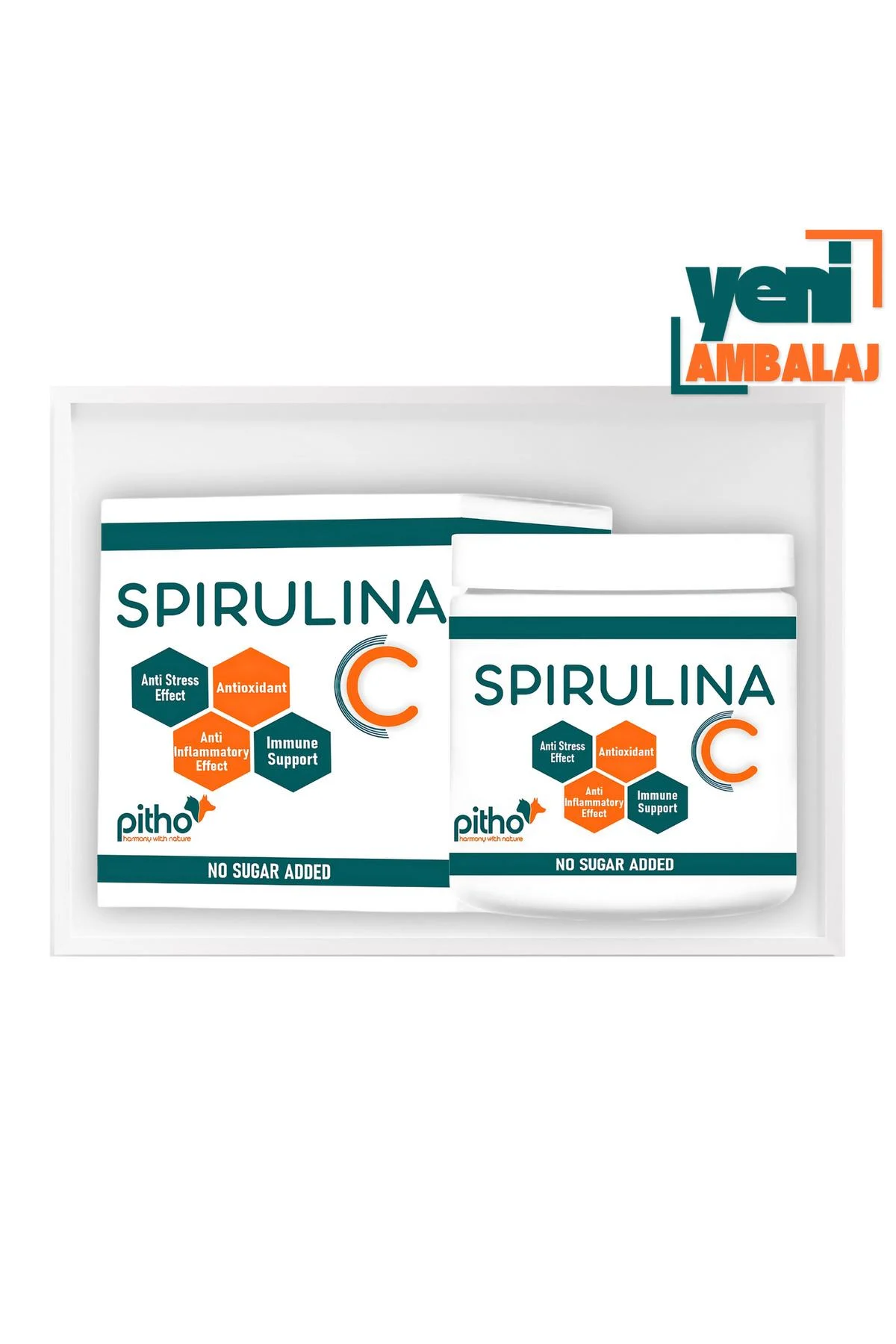 Pitho Spirulina C - Natural Immune Booster for Dogs and Cats