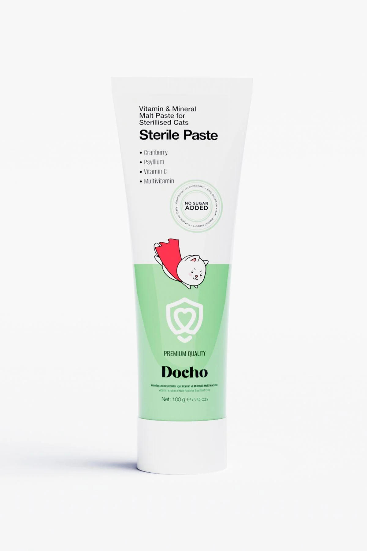 Docho Sterilized Cat Malt Vitamin and Mineral Supported Paste 100 gr