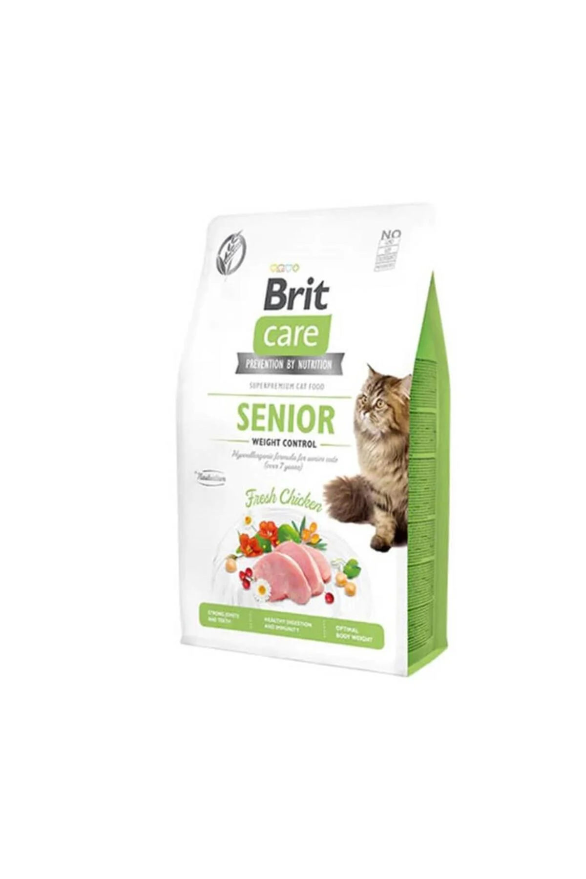 Brit Care Senior Weight Control Chicken Cat Food 2 Kg