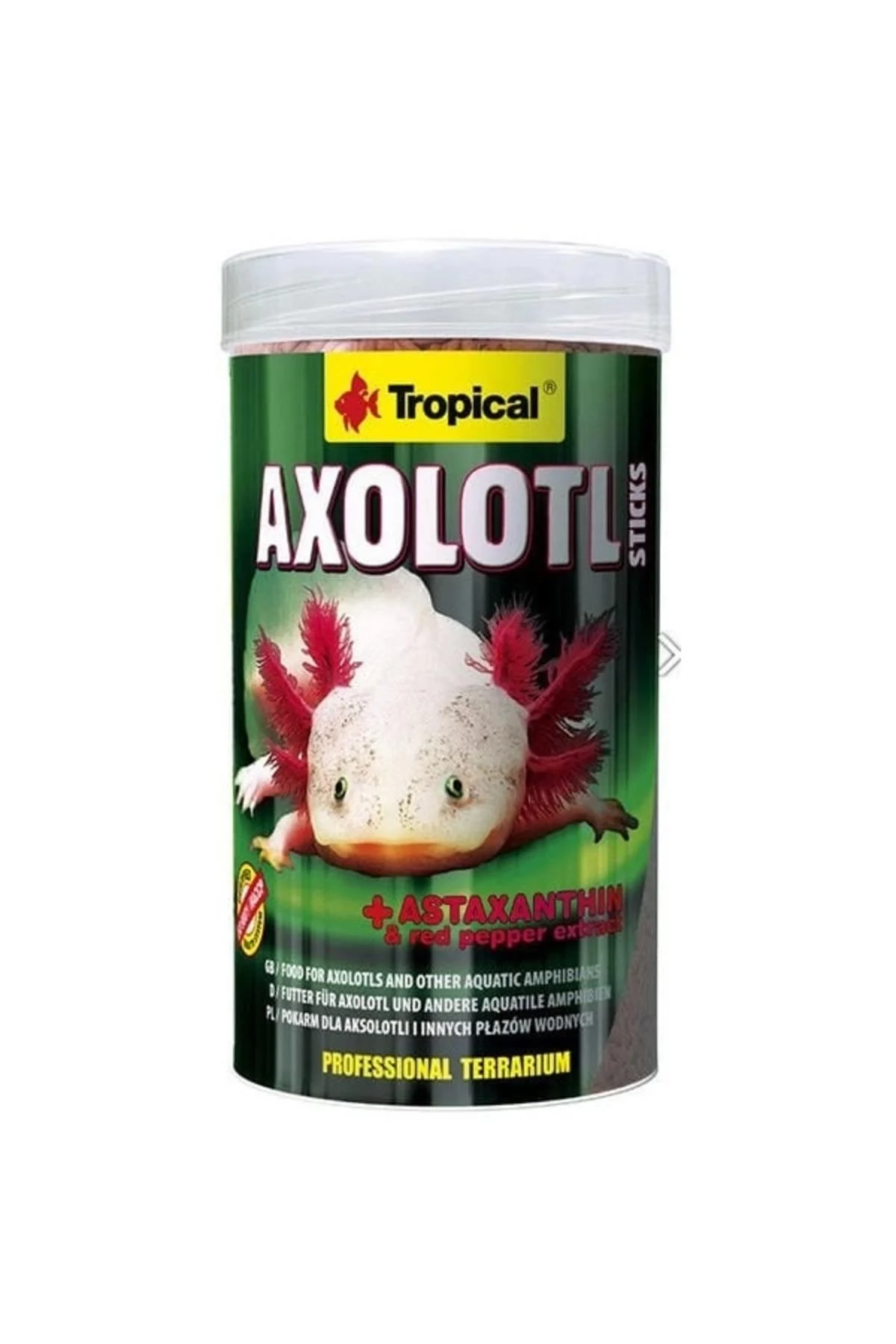 Tropical Axolotl Sticks Stick Food for Amphibians 250 ml 135 gr