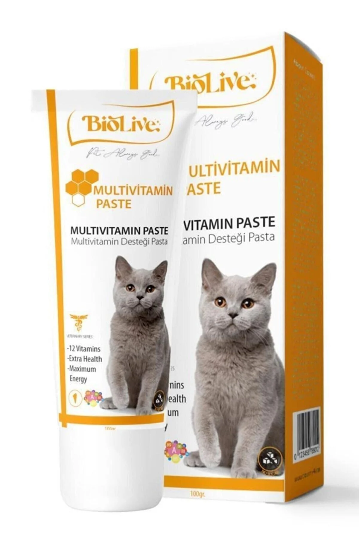 Biolive Multivitamin Paste for Cats 100gr