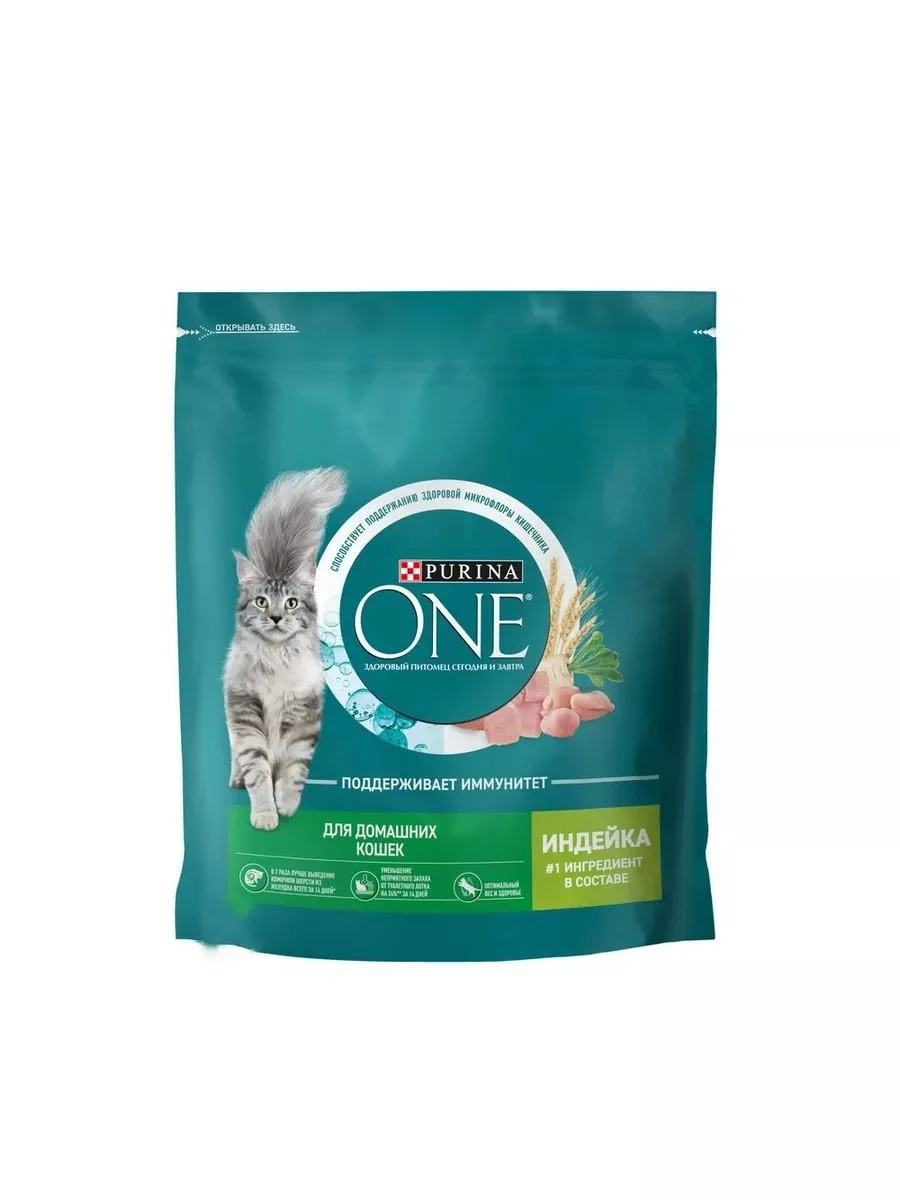 PURINA ONE for adult cats living at home