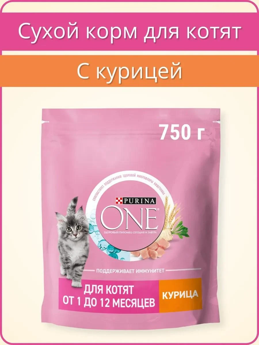PURINA ONE Kittens dry with chicken 750g