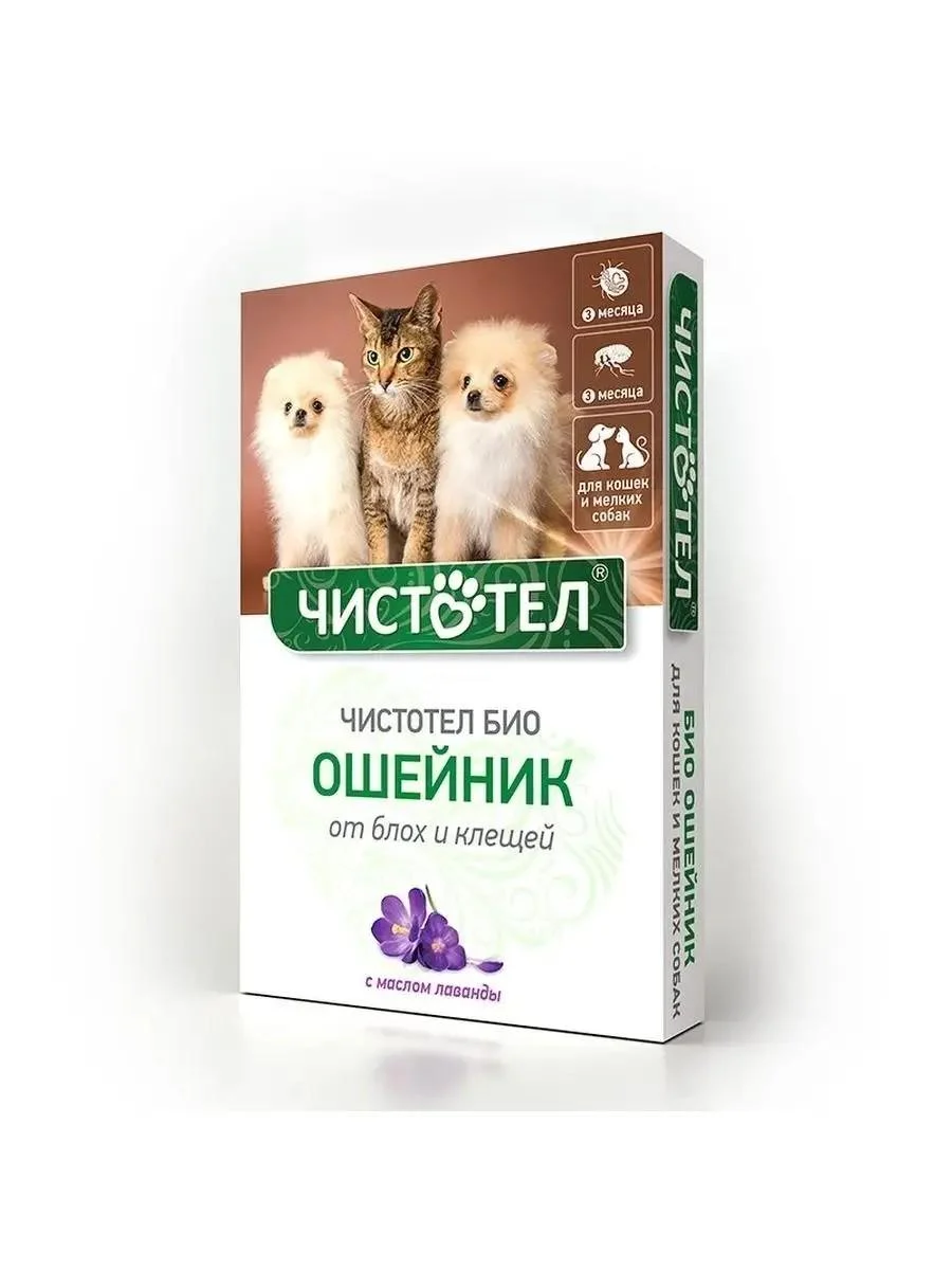 Celandine Belch collar and ticks with lavender for dogs 40cm